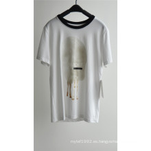 Camiseta de algodón estampado de diseño de moda para hombre para el verano